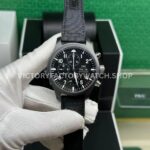 TW Factory IWC Pilot Chronograph Top Gun IW389101 44.5mm Ceramic Textile Strap Arabic Numerals Black Dia (9) TW Factory IWC Pilot Chronograph Top Gun IW389101 44.5mm Ceramic Textile Strap Arabic Numerals Black Dial