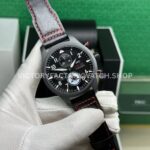 TW Factory IWC Pilot Chronograph Top Gun IW389108 44.5mm Ceramic Leather Strap Arabic Numerals Black Dial TW Factory IWC Pilot Chronograph Top Gun IW389108 44.5mm Ceramic Leather Strap Arabic Numerals Black Dial