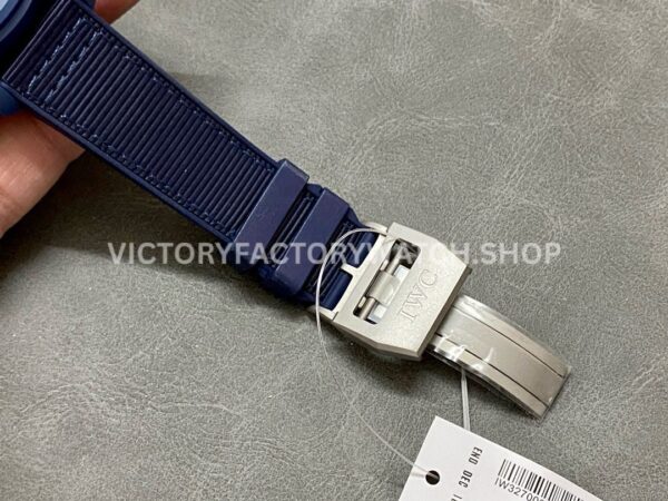 TW Factory IWC Pilot Chronograph Top Gun IW389109 44.5mm Ceramic Blue Rubber Strap Arabic Numerals Blu (6) TW Factory IWC Pilot Chronograph Top Gun IW389109 44.5mm Ceramic Blue Rubber Strap Arabic Numerals Blue Dial
