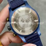 TW Factory IWC Pilot Chronograph Top Gun IW389109 44.5mm Ceramic Blue Rubber Strap Arabic Numerals Blu (7) TW Factory IWC Pilot Chronograph Top Gun IW389109 44.5mm Ceramic Blue Rubber Strap Arabic Numerals Blue Dial