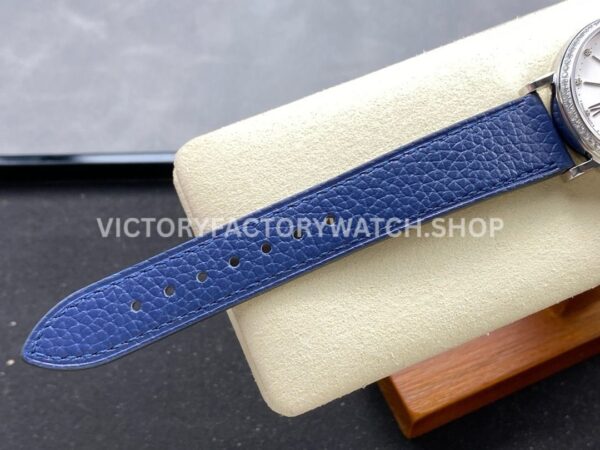 TW Factory IWC Portofino Midsize Automatic Moonphase IW659601 37.1mm Steel Blue Leather Strap White Dial ( TW Factory IWC Portofino Midsize Automatic Moonphase IW659601 37.1mm Steel Blue Leather Strap White Dial