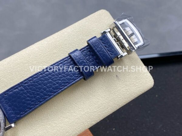 TW Factory IWC Portofino Midsize Automatic Moonphase IW659601 37.1mm Steel Blue Leather Strap White Dial ( (7) TW Factory IWC Portofino Midsize Automatic Moonphase IW659601 37.1mm Steel Blue Leather Strap White Dial