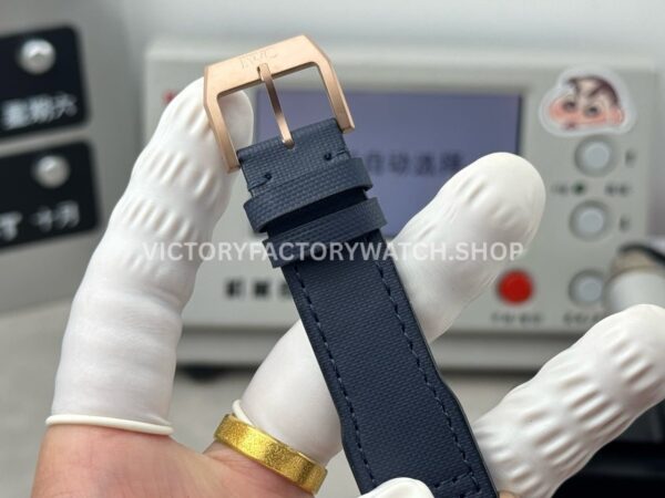 TWS Factory IWC Pilot Chronograph IW388109 41mm Bronze Blue Textile Strap Arabic Numerals Blue Dial (1) TWS Factory IWC Pilot Chronograph IW388109 41mm Bronze Blue Textile Strap Arabic Numerals Blue Dial