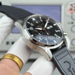 TWS Factory IWC Pilot Chronograph IW388111 41mm Rubber Strap Arabic Numerals Black Dial (2) TWS Factory IWC Pilot Chronograph IW388111 41mm Rubber Strap Arabic Numerals Black Dial