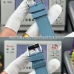 TWS Factory IWC Pilot Chronograph IW388117 41mm Light Blue Rubber Arabic Numerals Light Blue Dial (3) TWS Factory IWC Pilot Chronograph IW388117 41mm Light Blue Rubber Arabic Numerals Light Blue Dial