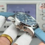 TWS Factory IWC Pilot Chronograph IW388117 41mm Light Blue Rubber Arabic Numerals Light Blue Dial (5) TWS Factory IWC Pilot Chronograph IW388117 41mm Light Blue Rubber Arabic Numerals Light Blue Dial