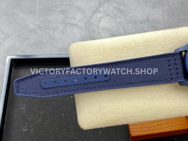 V7 Factory IWC Pilot Laureus Sport IW328101 41mm Blue Ceramic Textile Strap Arabic Numerals Blue Dial (1) V7 Factory IWC Pilot Laureus Sport IW328101 41mm Blue Ceramic Textile Strap Arabic Numerals Blue Dial