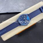 V7 Factory IWC Pilot Laureus Sport IW328101 41mm Blue Ceramic Textile Strap Arabic Numerals Blue Dial (3) V7 Factory IWC Pilot Laureus Sport IW328101 41mm Blue Ceramic Textile Strap Arabic Numerals Blue Dial