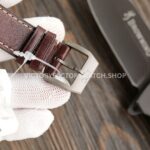 V7 Factory IWC Pilot Mark XVIII Heritage IW327006 40mm Titanium Leather Strap Arabic Numerals Black Dial (3) V7 Factory IWC Pilot Mark XVIII Heritage IW327006 40mm Titanium Leather Strap Arabic Numerals Black Dial