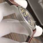 V7 Factory IWC Pilot Mark XVIII Heritage IW327006 40mm Titanium Leather Strap Arabic Numerals Black Dial (9) V7 Factory IWC Pilot Mark XVIII Heritage IW327006 40mm Titanium Leather Strap Arabic Numerals Black Dial