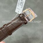 V7 Factory IWC Portofino Automatic IW356302 40mm Rose Gold Brown Leather Strap Roman Numerals White Dial (8) V7 Factory IWC Portofino Automatic IW356302 40mm Rose Gold Brown Leather Strap Roman Numerals White Dial