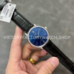 V7 Factory IWC Portofino Automatic IW356512 40mm White Gold Leather Strap Roman Numerals Blue Dial (3) V7 Factory IWC Portofino Automatic IW356512 40mm White Gold Leather Strap Roman Numerals Blue Dial