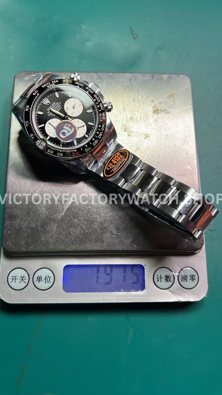 QF Factory Rolex Daytona 126529LN weighted edition front view