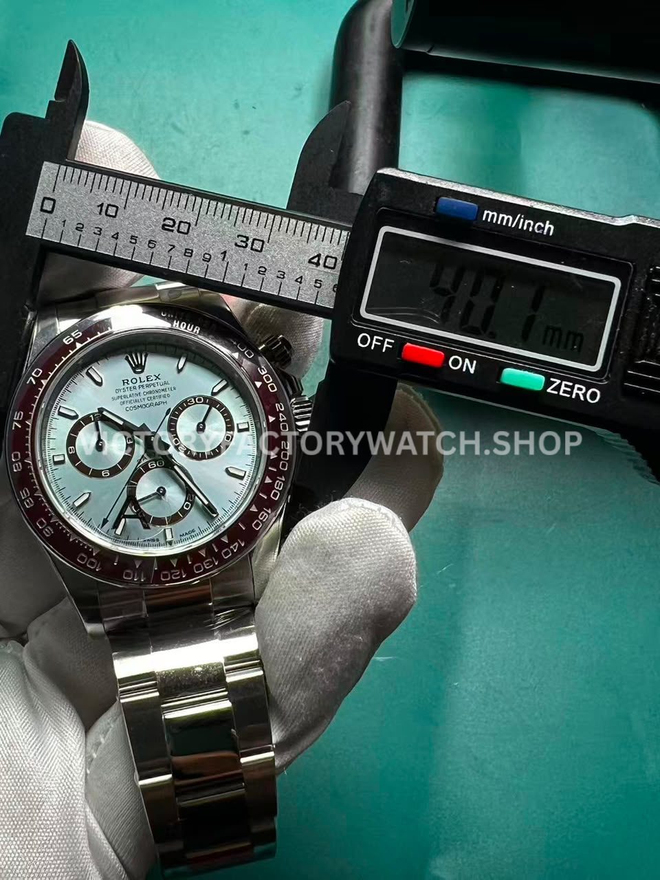 VS Factory Daytona 126506 dial and chronograph details