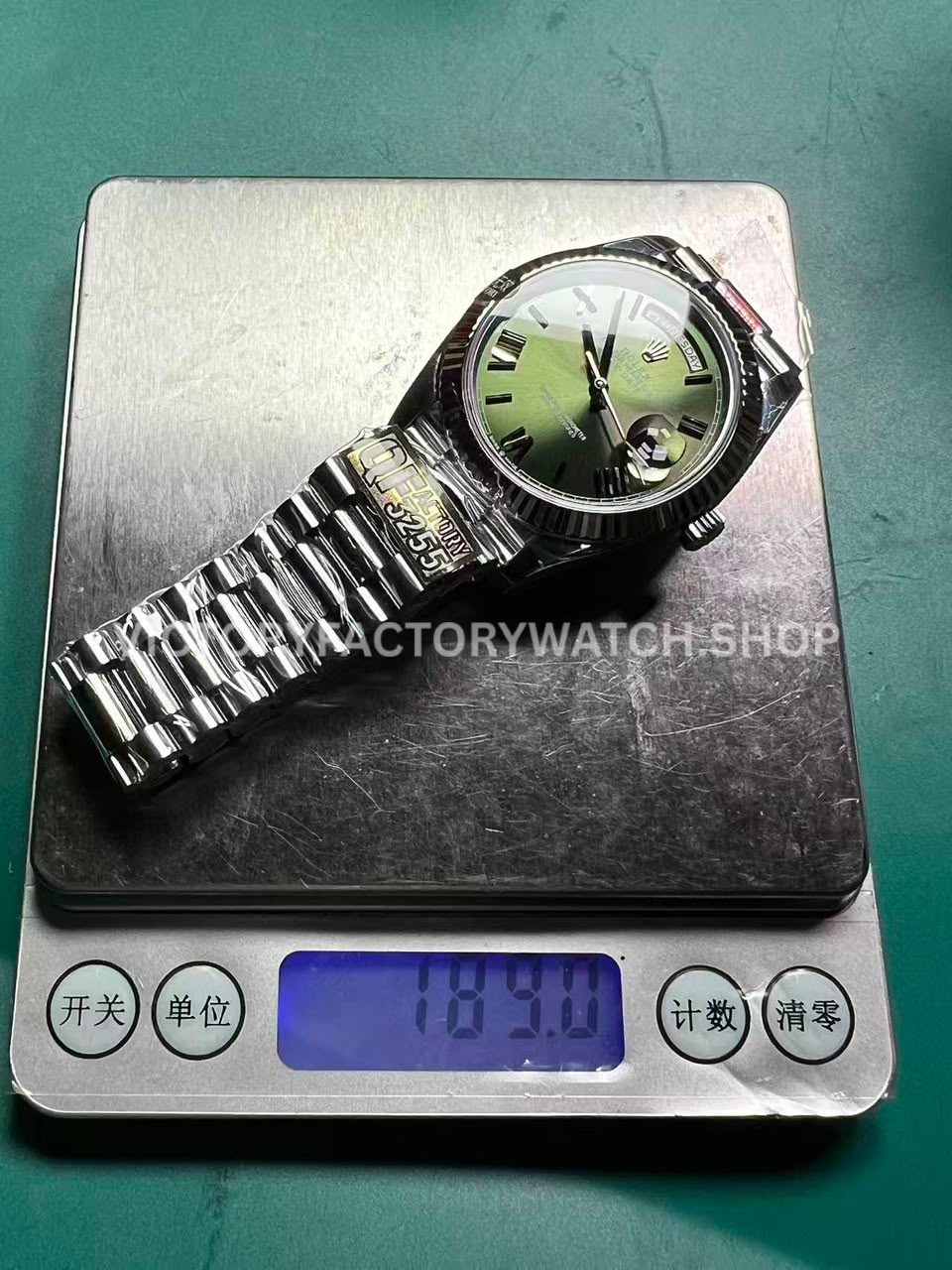QF Factory Day-Date 40 3255 movement QC inspection