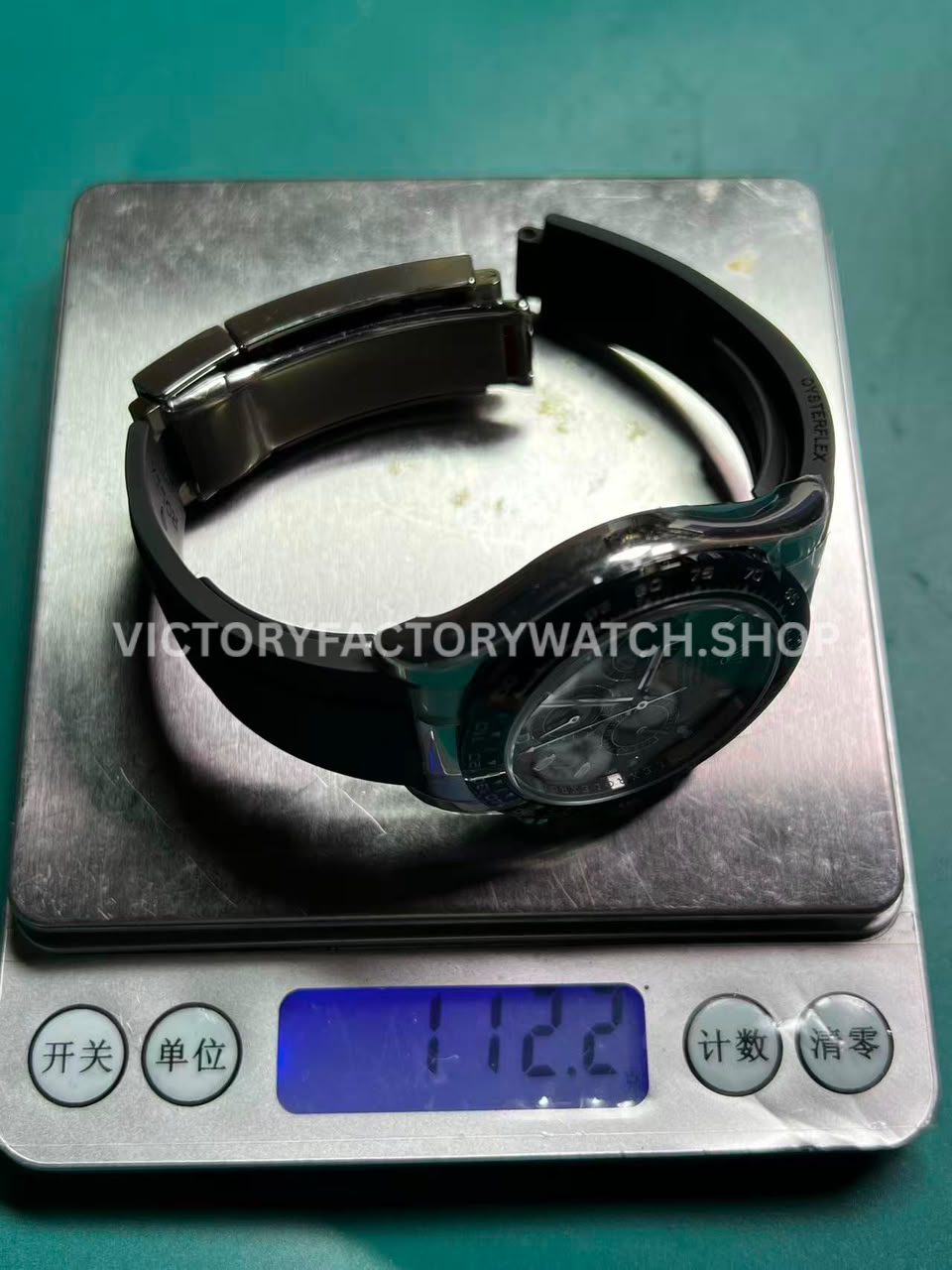 Clean Factory Rolex Daytona 116519 measured weight 112.2g
