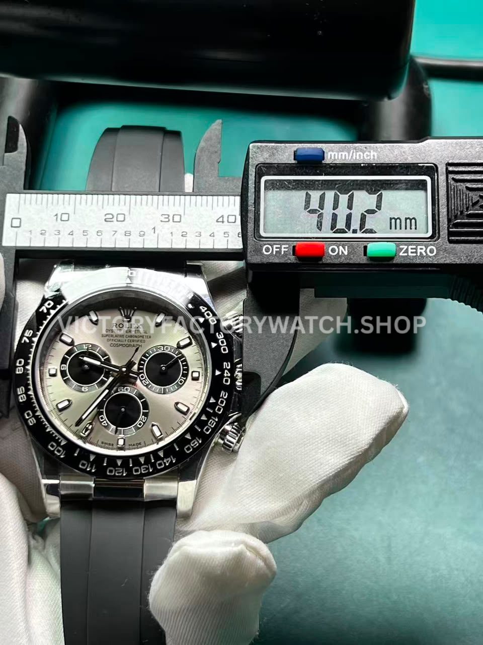 Clean Factory Daytona 116519 ceramic bezel metal edging detail