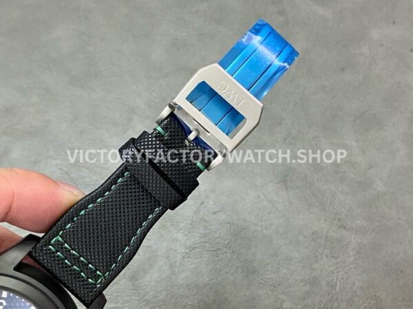 YL Factory IWC Pilot IW389005 44.5mm Ceramic Textile Strap Arabic Numerals Black Dial (2) YL Factory IWC Pilot IW389005 44.5mm Ceramic Textile Strap Arabic Numerals Black Dial
