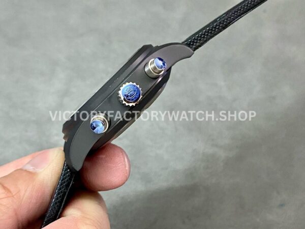 YL Factory IWC Pilot IW389005 44.5mm Ceramic Textile Strap Arabic Numerals Black Dial (9) YL Factory IWC Pilot IW389005 44.5mm Ceramic Textile Strap Arabic Numerals Black Dial