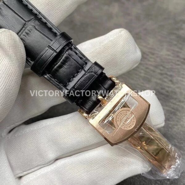 YL Factory IWC Portuguese IW500702 42.3mm Rose gold Leather Strap Rose Gold Arabic Number Grey Dial (2) YL Factory IWC Portuguese IW500702 42mm Rose Gold Leather Strap Rose Gold Arabic Number Grey Dial