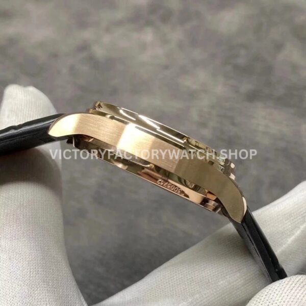YL Factory IWC Portuguese IW500702 42.3mm Rose gold Leather Strap Rose Gold Arabic Number Grey Dial (3) YL Factory IWC Portuguese IW500702 42mm Rose Gold Leather Strap Rose Gold Arabic Number Grey Dial