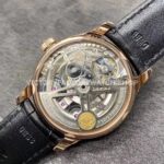 YL Factory IWC Portuguese IW500702 42.3mm Rose gold Leather Strap Rose Gold Arabic Number Grey Dial (8) YL Factory IWC Portuguese IW500702 42mm Rose Gold Leather Strap Rose Gold Arabic Number Grey Dial