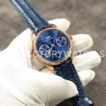 YL Factory IWC Portuguese IW500713 42.3mm Rose Gold Leather Strap Rose Gold Arabic Number Blue Dial (3) YL Factory IWC Portuguese IW500713 42mm Rose Gold Leather Strap Rose Gold Arabic Number Blue Dial