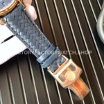 YL Factory IWC Portuguese IW500713 42.3mm Rose Gold Leather Strap Rose Gold Arabic Number Dark Blue Dial ( (4) YL Factory IWC Portuguese IW500713 42mm Rose Gold Leather Strap Rose Gold Arabic Number Dark Blue Dial