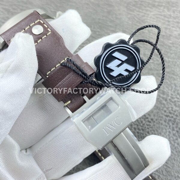 ZF Factory IWC Big Pilot Heritage IW501004 46mm Titanium Arabic Number Black Dial (3) ZF Factory IWC Big Pilot Heritage IW501004 46mm Titanium Arabic Number Black Dial
