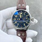 ZF Factory IWC Big Pilot Heritage IW501004 46mm Titanium Arabic Number Black Dial (7) ZF Factory IWC Big Pilot Heritage IW501004 black dial titanium case