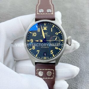 ZF Factory IWC Big Pilot Heritage IW501004 46mm Titanium Arabic Number Black Dial (7) ZF Factory IWC Big Pilot Heritage IW501004 black dial titanium case