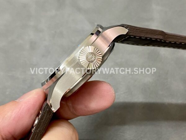 ZF Factory IWC Big Pilot IW500908 46mm Steel Leather Strap Blue Arabic Number Dial (4) ZF Factory IWC Big Pilot IW500908 46mm Steel Leather Strap Arabic Number Blue Dial