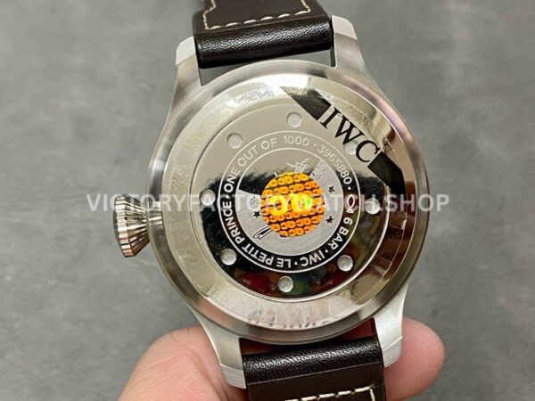ZF Factory IWC Big Pilot IW500908 46mm Steel Leather Strap Blue Arabic Number Dial (6) ZF Factory IWC Big Pilot IW500908 46mm Steel Leather Strap Arabic Number Blue Dial