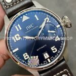 ZF Factory IWC Big Pilot IW500908 46mm Steel Leather Strap Blue Arabic Number Dial (7) ZF Factory IWC Big Pilot IW500908 46mm Steel Leather Strap Arabic Number Blue Dial