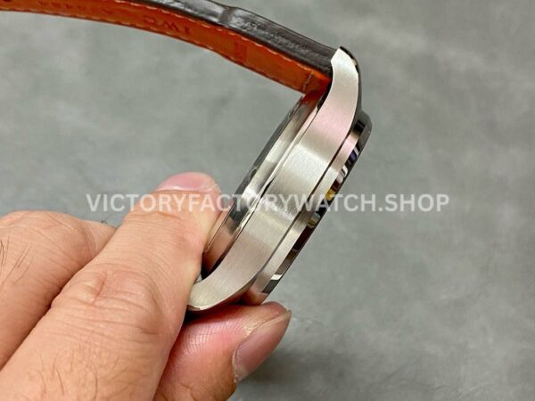 ZF Factory IWC Big Pilot IW501002 46mm Steel Leather Strap Blue Arabic Number Dial (2) ZF Factory IWC Big Pilot IW501002 46mm Steel Leather Strap White Arabic Number Blue Dial