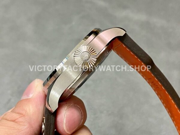ZF Factory IWC Big Pilot IW501002 46mm Steel Leather Strap Blue Arabic Number Dial (3) ZF Factory IWC Big Pilot IW501002 46mm Steel Leather Strap White Arabic Number Blue Dial