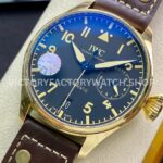 ZF Factory IWC Big Pilot IW501005 46.2mm Bronze Leather Strap Arabic Numerals Black Dial (1) ZF Factory IWC Big Pilot IW501005 46.2mm Bronze Leather Strap Arabic Numerals Black Dial