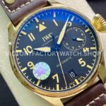 ZF Factory IWC Big Pilot IW501005 46.2mm Bronze Leather Strap Arabic Numerals Black Dial (5) ZF Factory IWC Big Pilot IW501005 46.2mm Bronze Leather Strap Arabic Numerals Black Dial