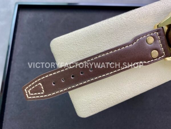 ZF Factory IWC Big Pilot IW501005 46.2mm Bronze Leather Strap Arabic Numerals Black Dial (6) ZF Factory IWC Big Pilot IW501005 46.2mm Bronze Leather Strap Arabic Numerals Black Dial