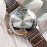 ZF Factory IWC Big Pilot IW501015 Steel Leather Strap Arabic Numerals Green Dial (1) ZF Factory IWC Big Pilot IW501015 46mm Steel Leather Strap Arabic Numerals Green Dial