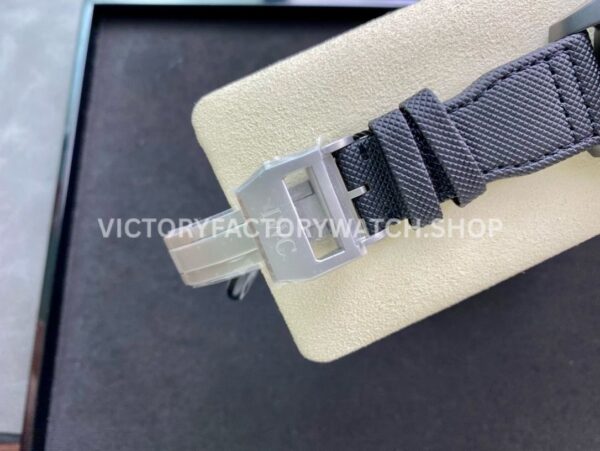 ZF Factory IWC Big Pilot Top Gun IW502003 46mm Ceramic Textile Strap Arabic Numerals Black Dial (5) ZF Factory IWC Big Pilot Top Gun IW502003 46mm Ceramic Textile Strap Arabic Numerals Black Dial