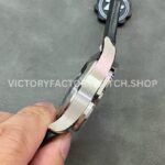 ZF Factory IWC Pilot Chronograph IW377725 43mm Steel Leather Strap White Arabic Numerals Dial (4) ZF Factory IWC Pilot Chronograph IW377725 43mm Steel Black Leather Strap Arabic Numerals White Dial