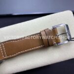 ZF Factory IWC Pilot Chronograph IW377726 43mm Steel Leather Strap Arabic Numerals Green Dial (1) ZF Factory IWC Pilot Chronograph IW377726 43mm Steel Brown Leather Strap Arabic Numerals Green Dial