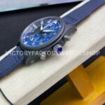 ZF Factory IWC Pilot Chronograph IW389008 44mm Ceramic Textile Strap Arabic Numerals Blue Dial (7) ZF Factory IWC Pilot Chronograph IW389008 44mm Ceramic Textile Strap Arabic Numerals Blue Dial