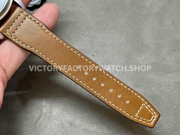 ZF Factory IWC Pilot Chronograph Le Petit Prince IW377714 43mm Steel Leather Strap Blue Arabic Numer (5) ZF Factory IWC Pilot Chronograph Le Petit Prince IW377714 43mm Steel Brown Leather Strap Arabic Numerals Blue Dial