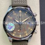 ZF Factory IWC Pilot Chronograph Top Gun Miramar IW389002 44mm Ceramic Textile Strap Arabic Numerals (5) ZF Factory IWC Top Gun Miramar IW389002 grey dial ceramic watch