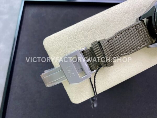 ZF Factory IWC Pilot Chronograph Top Gun Miramar IW389002 44mm Ceramic Textile Strap Arabic Numerals (8) ZF Factory IWC Pilot Chronograph Top Gun Miramar IW389002 44mm Ceramic Textile Strap Arabic Numerals Grey Dial