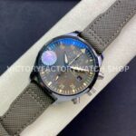 ZF Factory IWC Pilot Chronograph Top Gun Miramar IW389002 44mm Ceramic Textile Strap Arabic Numerals (9) ZF Factory IWC Pilot Chronograph Top Gun Miramar IW389002 44mm Ceramic Textile Strap Arabic Numerals Grey Dial