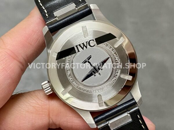 ZF Factory IWC Pilot Mark XX IW328201 40mm Steel Leather Strap Blue Arabic Numerals Dial (1) ZF Factory IWC Pilot Mark XX IW328201 40mm Steel Leather Strap Arabic Numerals Blue Dial