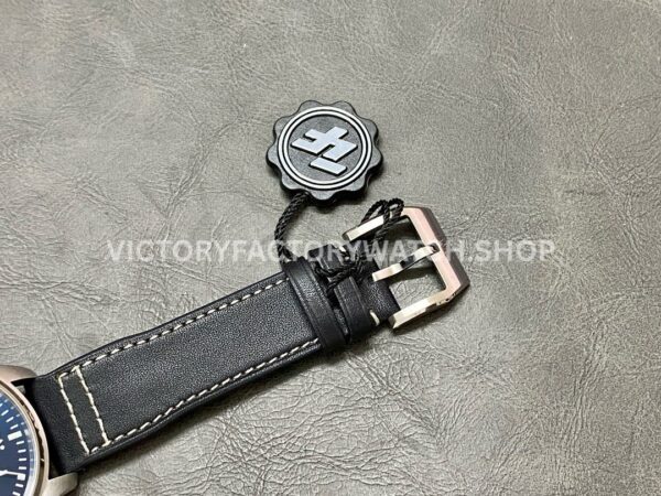 ZF Factory IWC Pilot Mark XX IW328201 40mm Steel Leather Strap Blue Arabic Numerals Dial (5) ZF Factory IWC Pilot Mark XX IW328201 40mm Steel Leather Strap Arabic Numerals Blue Dial